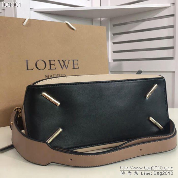 LOEWE羅意威 拼色熱銷款 puzzle bag 可折疊 牛皮手提肩背包 大小號 L0153  jdl1247